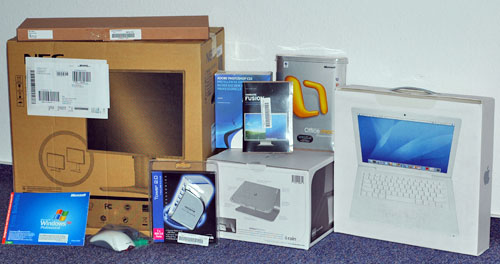 Arbeitsplatz Verpackt